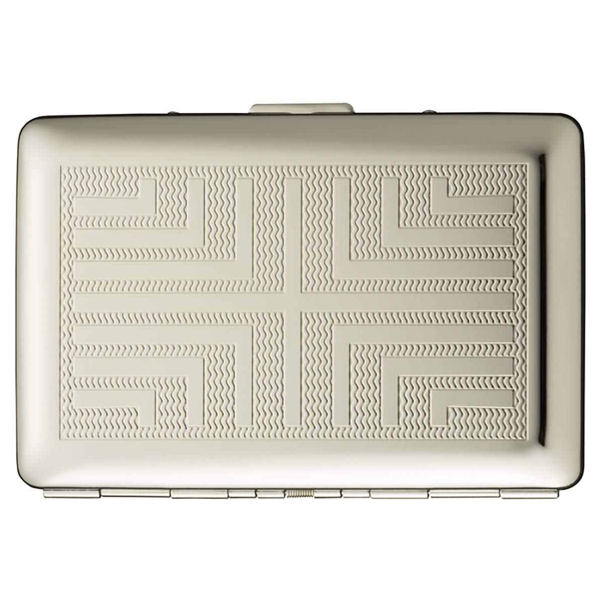 Tsubota Pearl Card Case, Silver