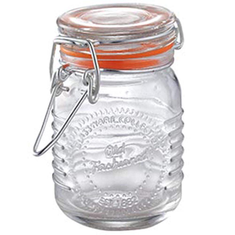 Sato Metal Kogyo SALUS Storage Container, Old Fashion, Petite Canister, Lock, Clear, 2.0 inches (5 cm)