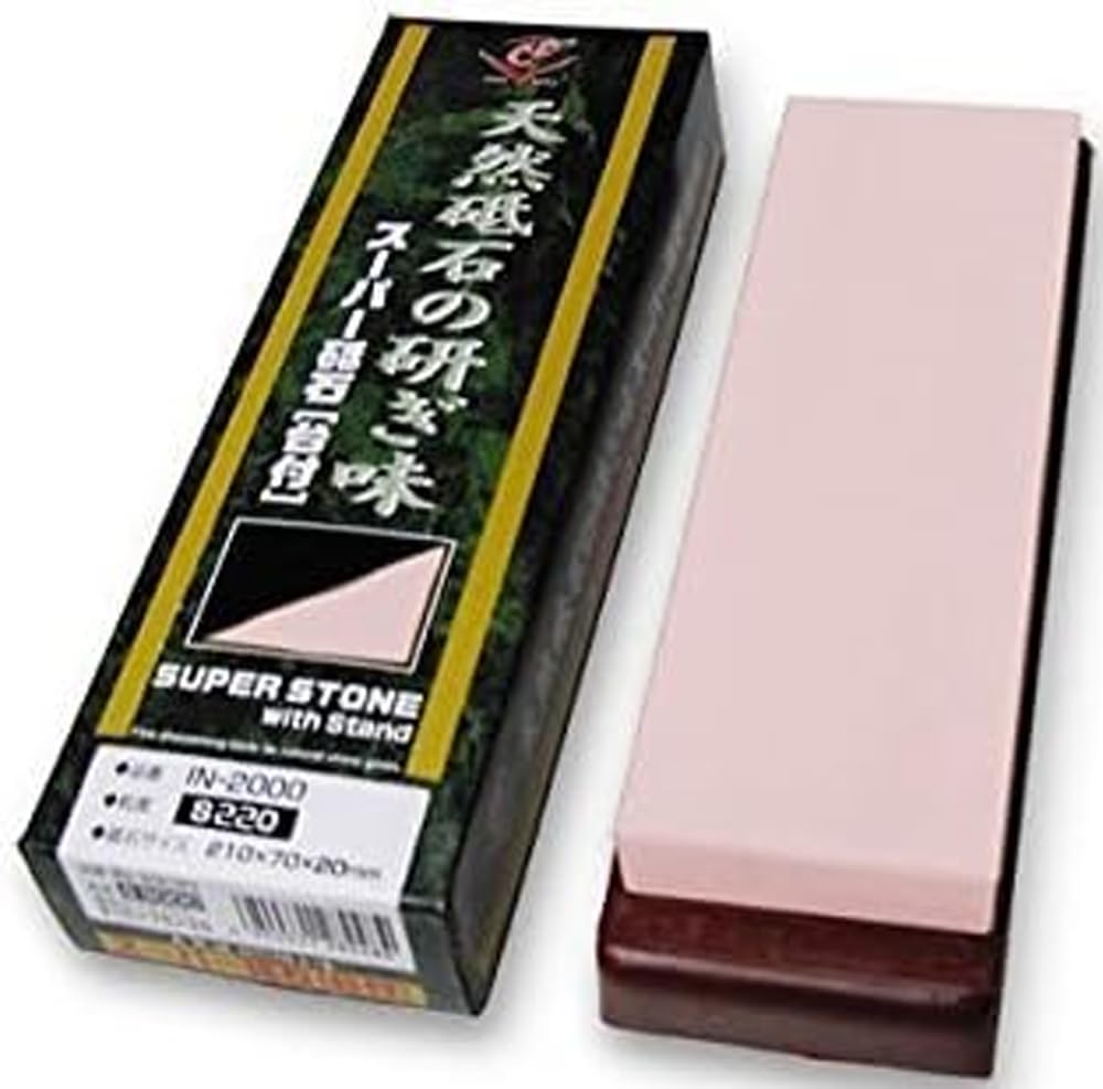 Naniwa Super Stone New Ceramic with Stand Grit #220 IN-2002
