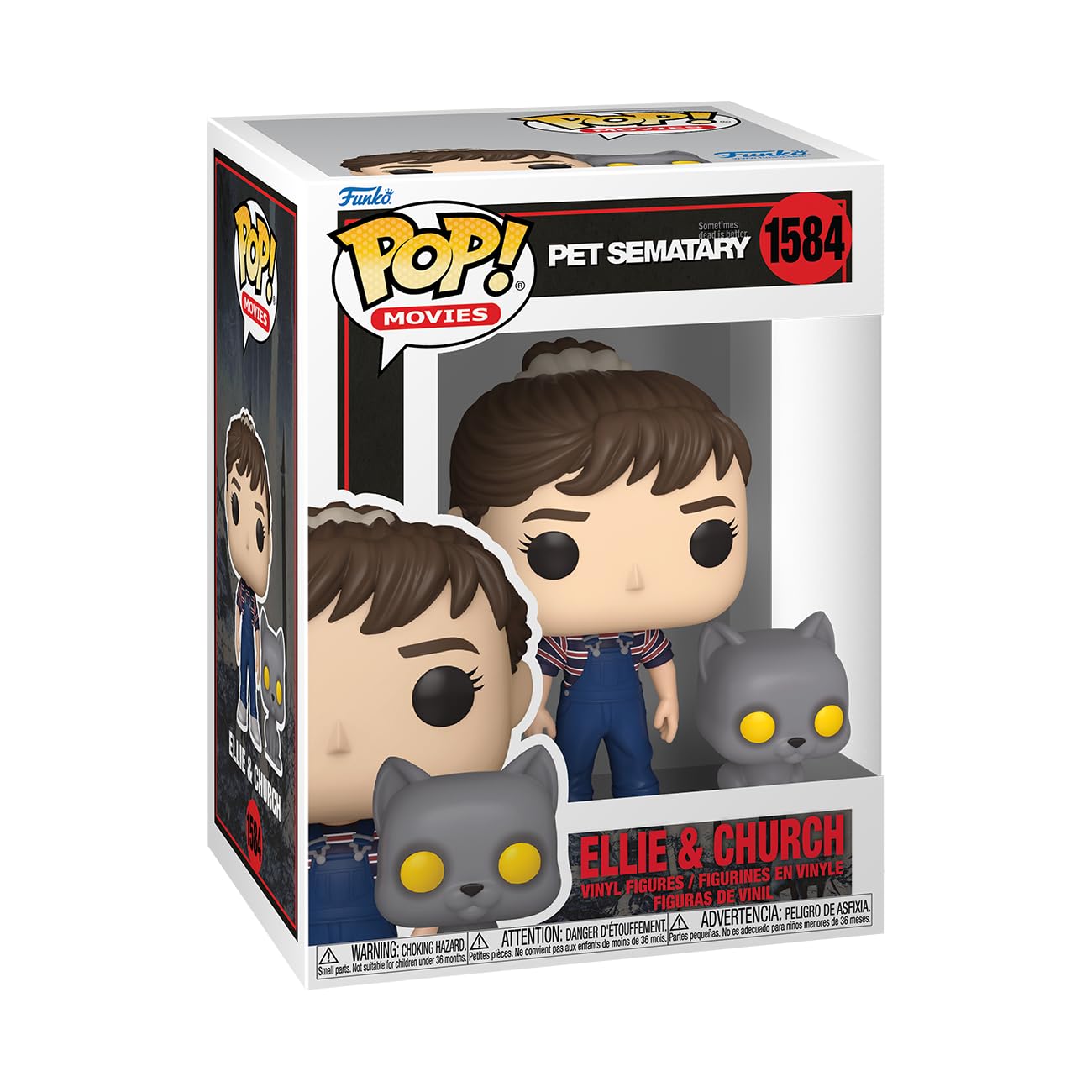 Funko POP! & Buddy: Pet Sematary 1986 - Ellie Creed & Church