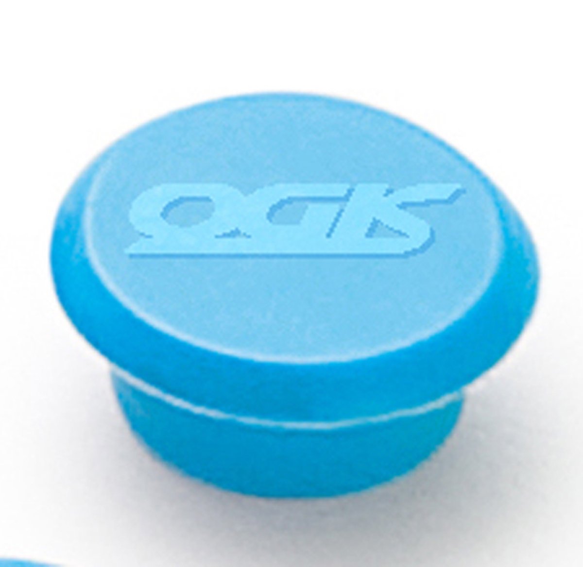 Ogiken Screw Caps 0.2 inch (4 mm) (5 Pieces) Blue for Bicycles