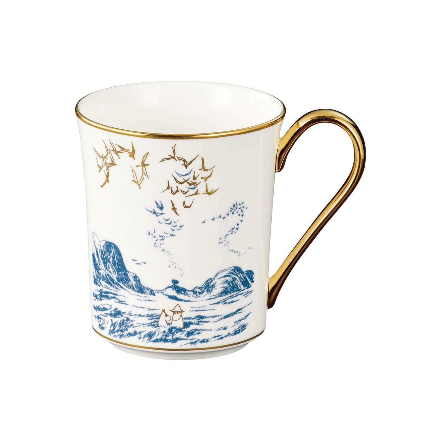 Noritake TG93656/N-091L Moomin Papa Sea Mug, 13.4 fl oz (395 cc), White, Bone China
