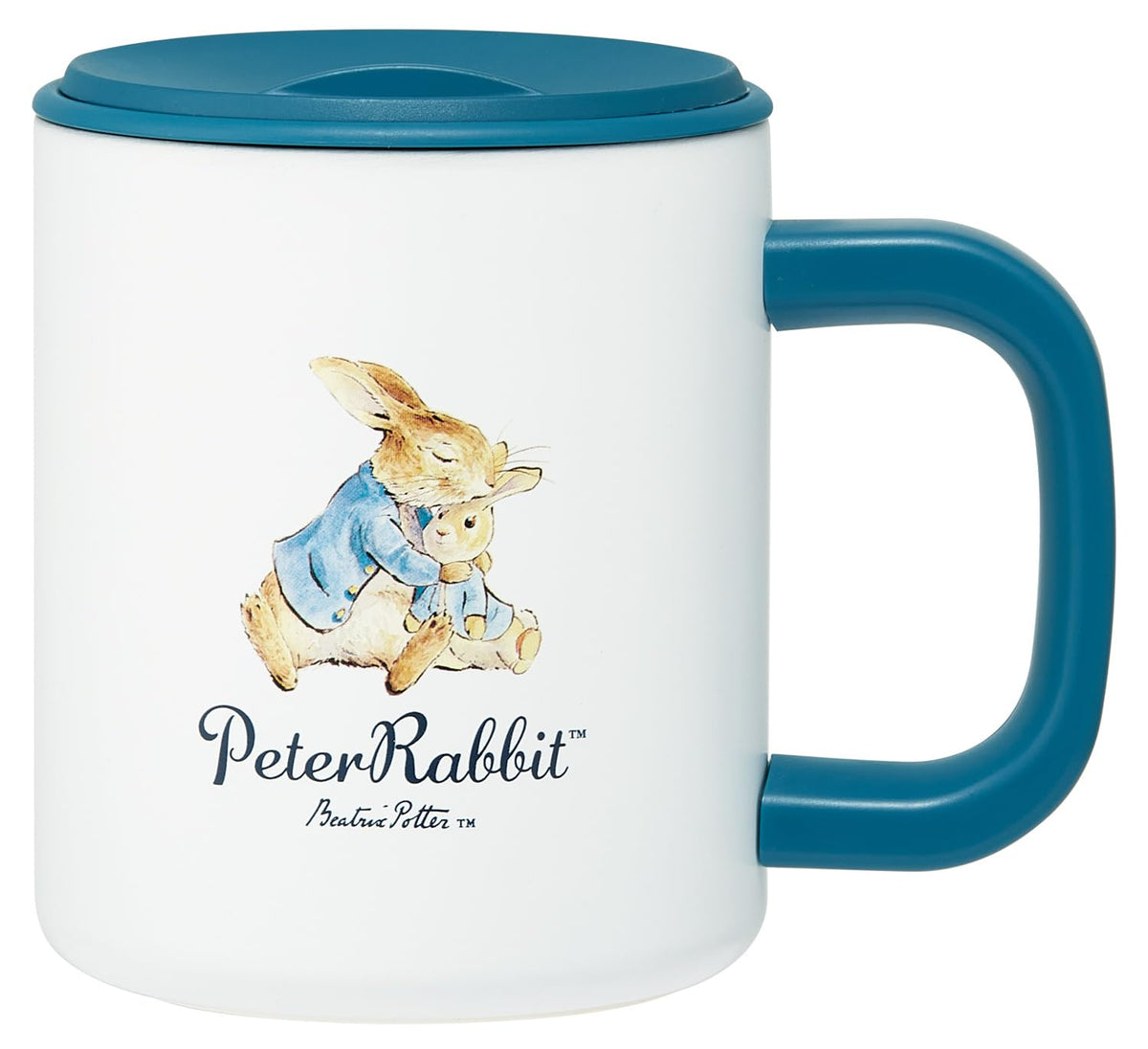 Skater STMG4N-A Hot and Cold Insulated Stainless Steel Mug with Lid, Double Wall Vacuum Insulation, 11.2 fl oz (330 ml), Peter Rabbit