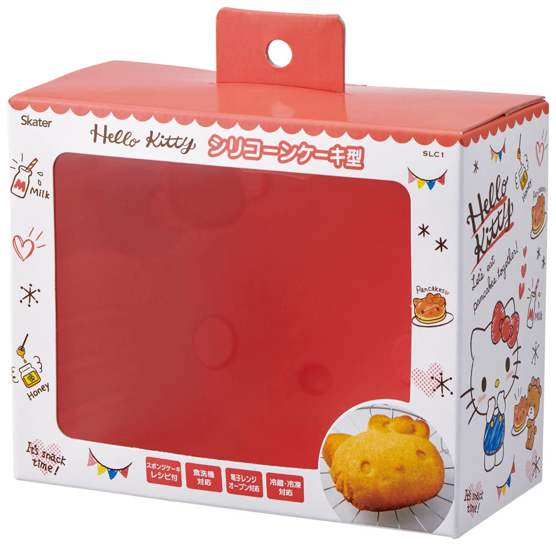 Skater SLC1-A Silicone Sponge Cake Mold Hello Kitty Snack Time Sanrio