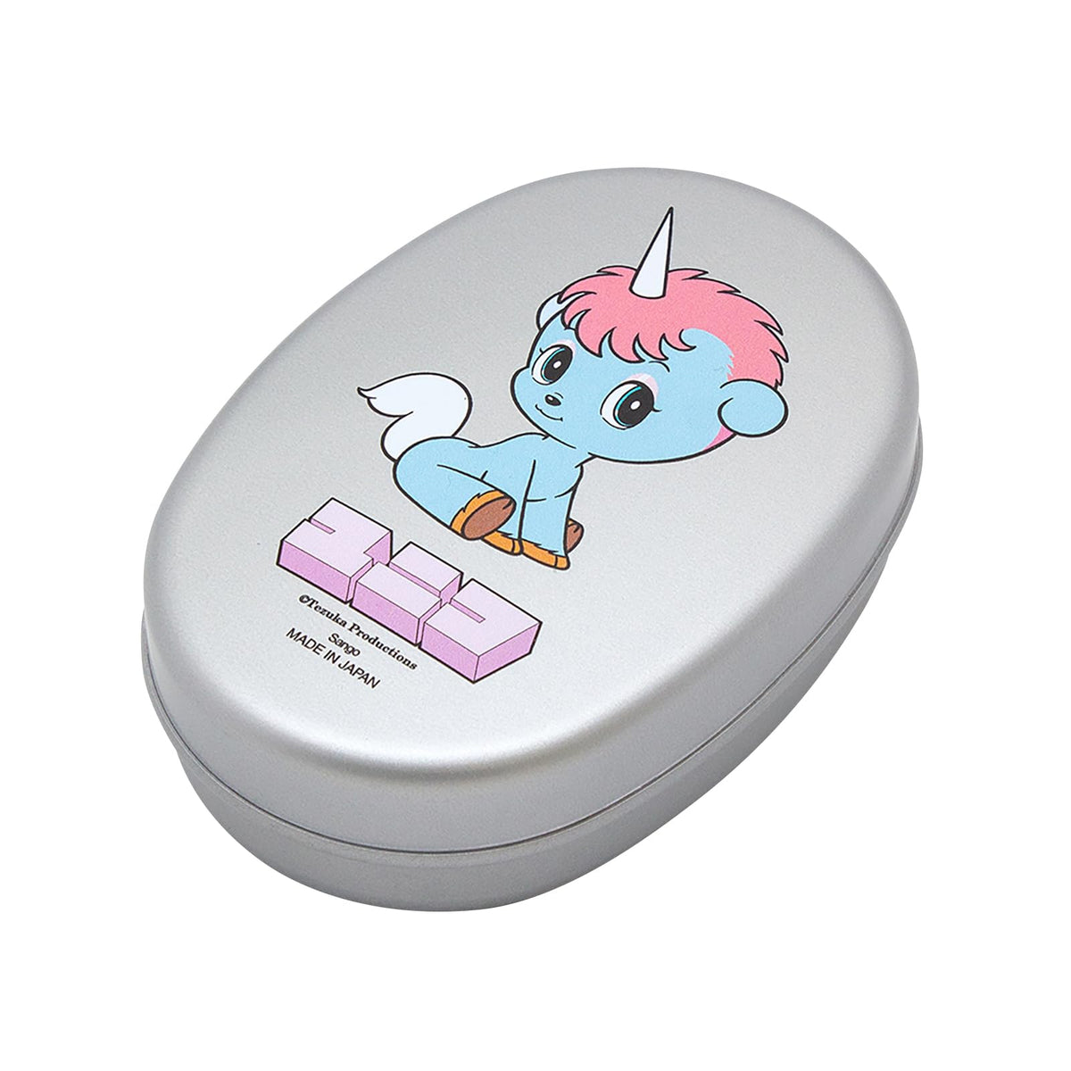 Oshimu Tezuka Characters 7100-14 Lunch Box, Approx. 3.9 x 5.5 inches (10 x 14 cm), Approx. 11.8 fl oz (350 ml), Unico, Made in Japan