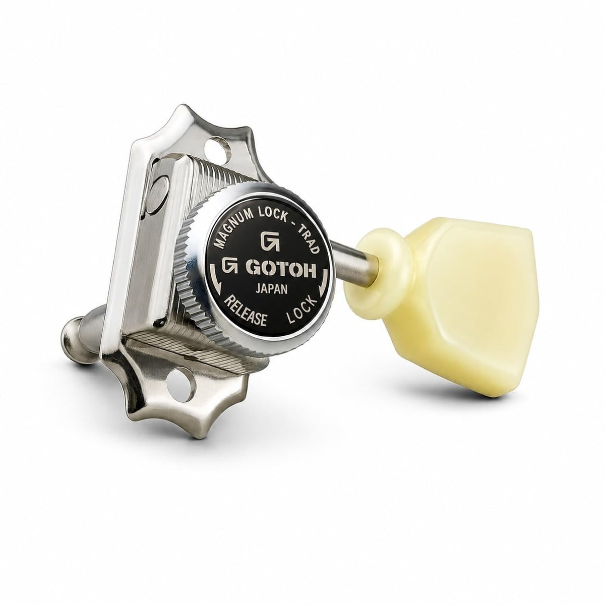 Gotoh SD90-MGT 3x3 Locking Tuning Keys with Lock Knob - Nickel