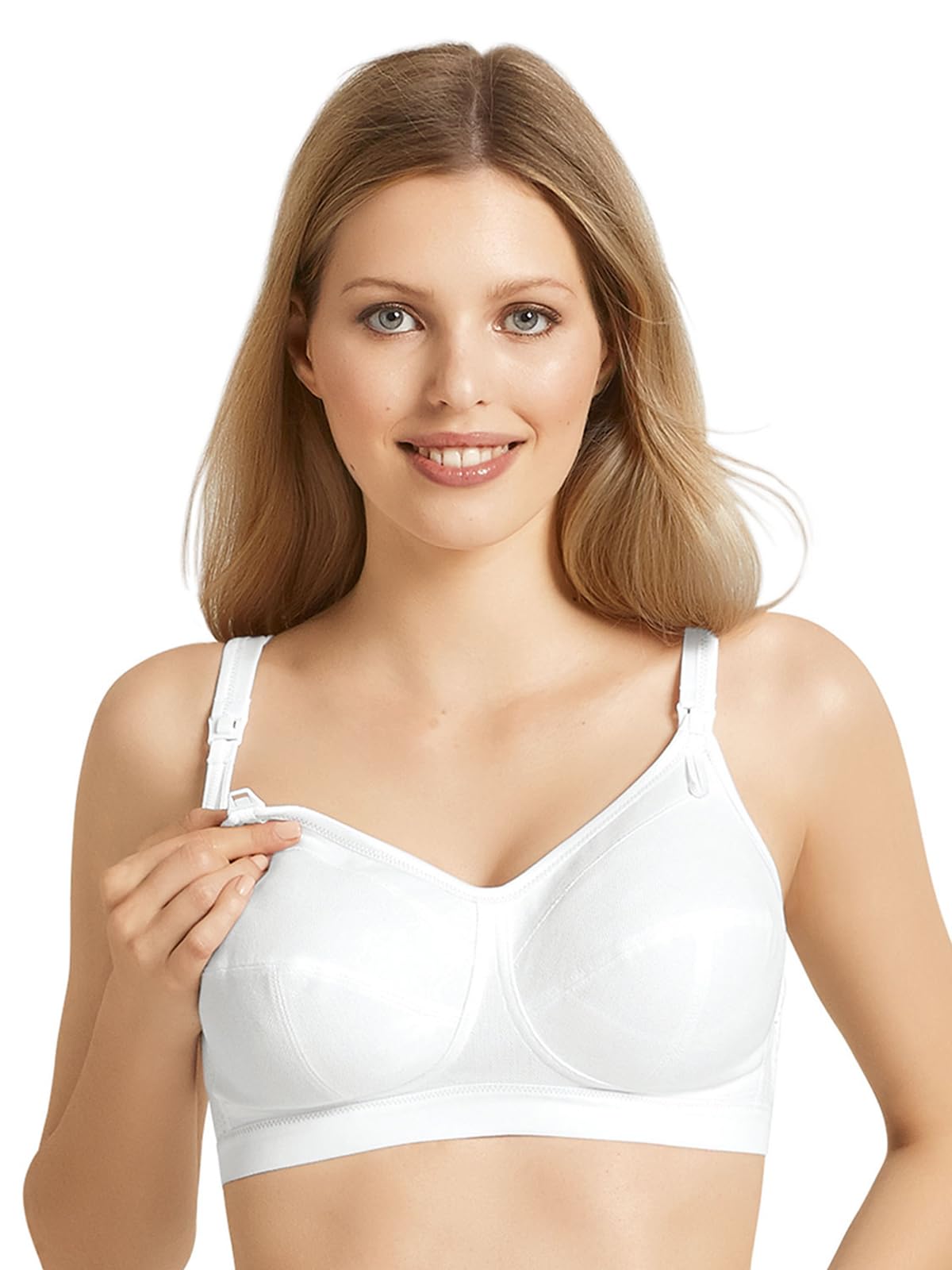 Anita Soft Cup Nursing Bra-White-44F