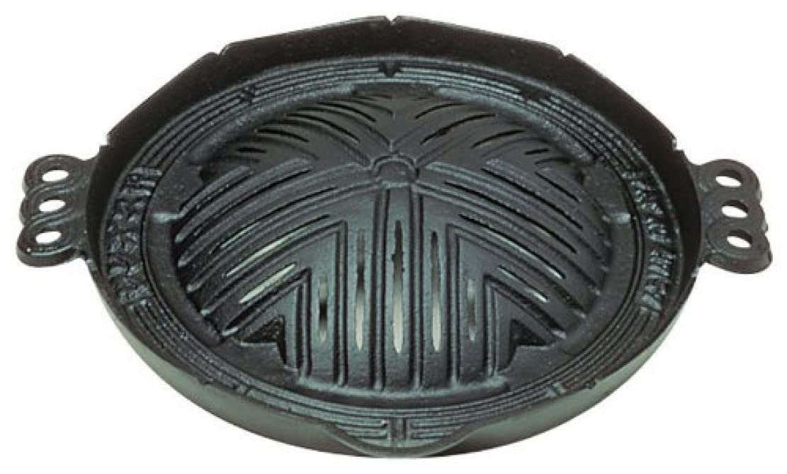 三和精機製作所 Sanwa Seiki Seisakusho QGV12022 Iron Gingis Pot, 8.7 inches (22 cm), Perforated Iron Casting