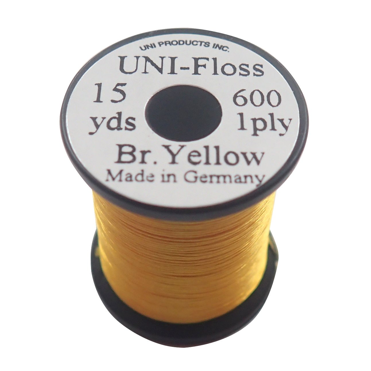 TIEMCO UNI 15yds. Super Floss Yellow