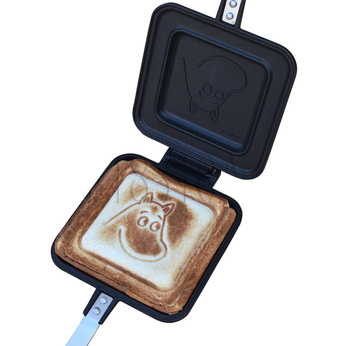 Fuji Horo Non-Stick Hot Sand Maker, Open Fire Type, Lightweight, Moomin, Burning to Handle