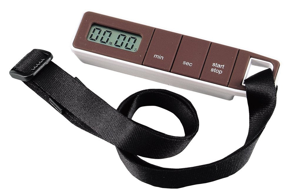 Pearl Metal C-3239 Vibration Timer for Cooking, Study, Exams, Learning, Brown