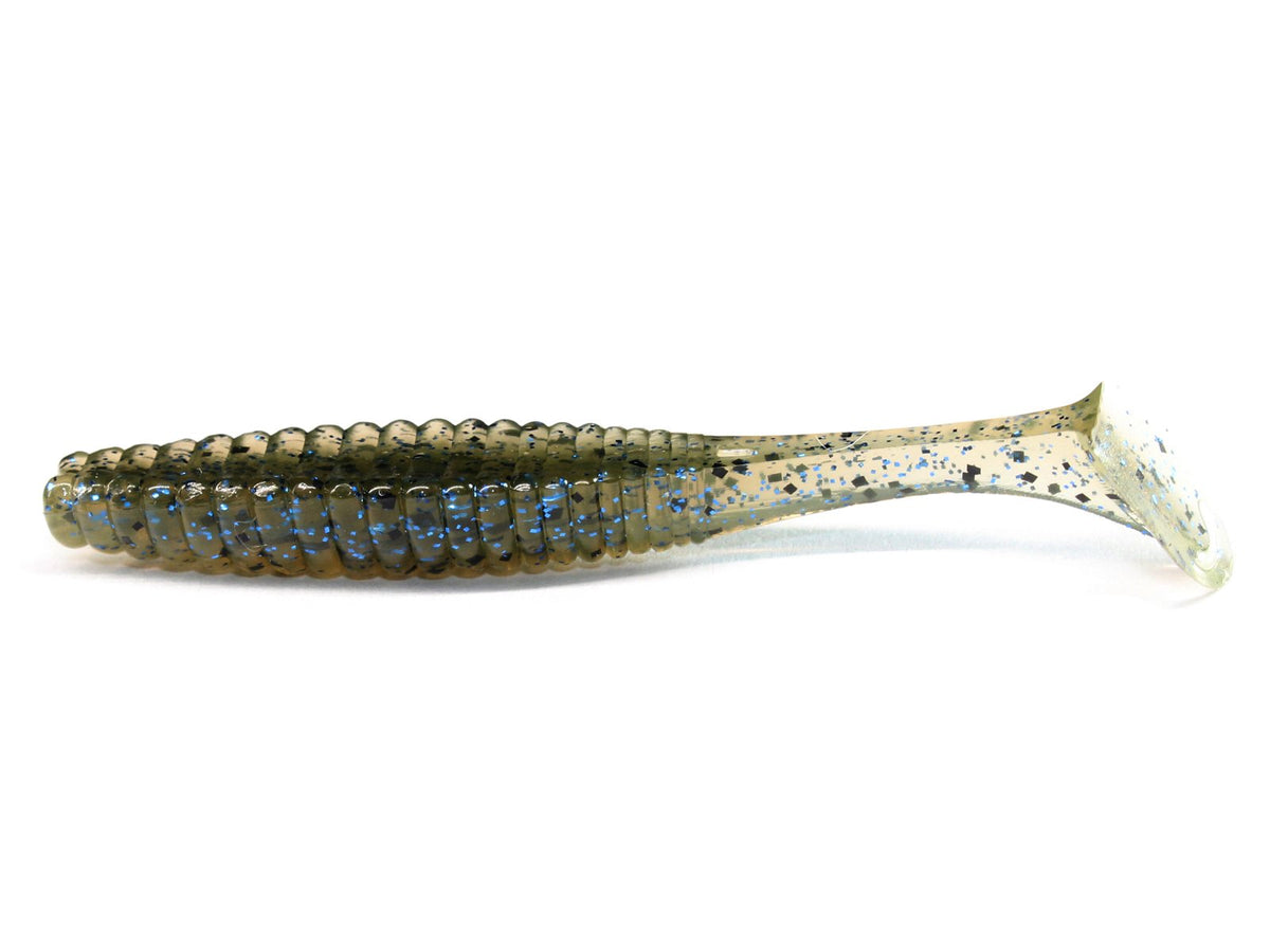 HIDEUP Worm Stagger Original 2" Watermelon/Black Blue Flake #143 Lure
