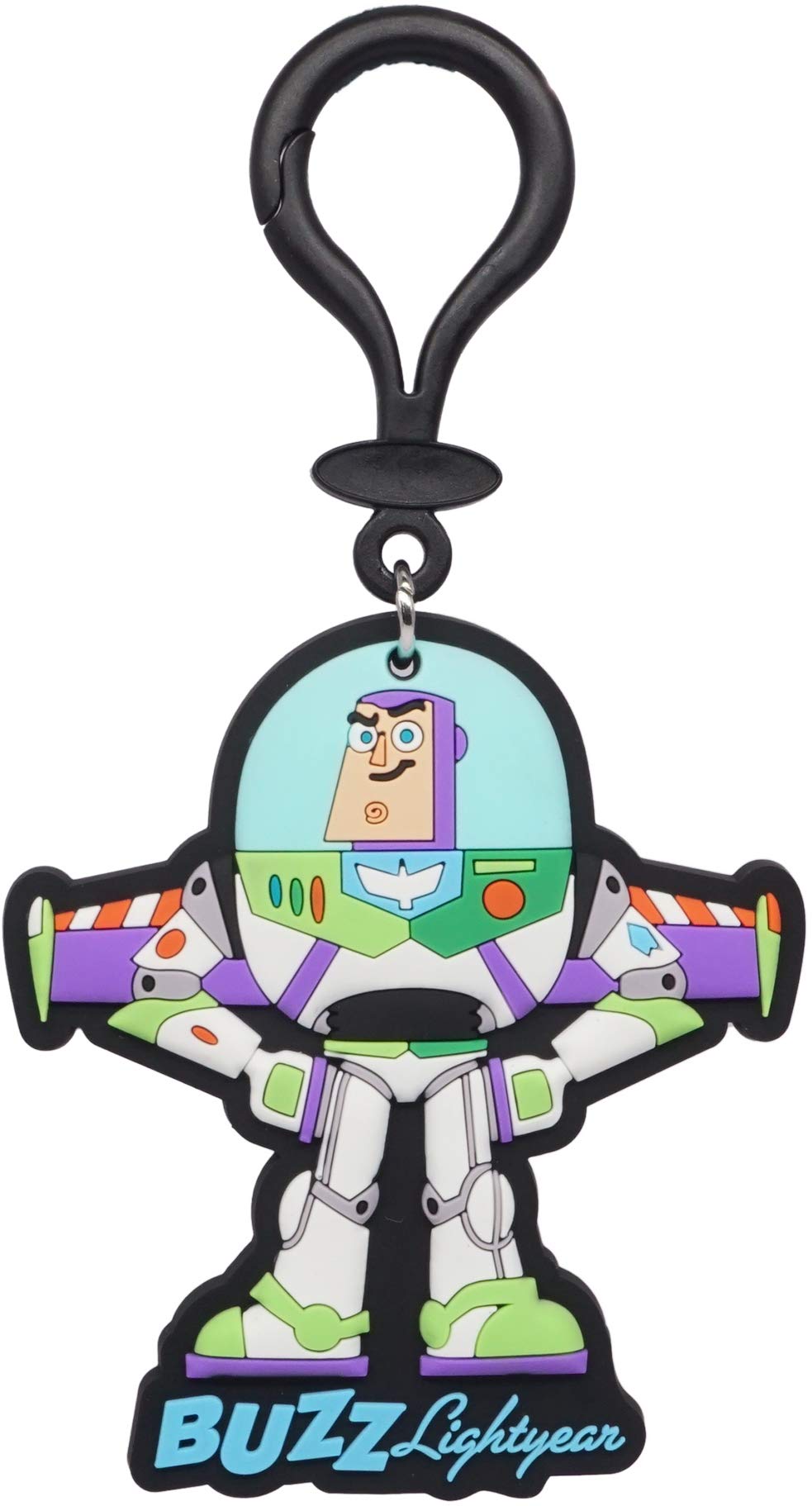 Toy Story Buzz Lightyear Soft Touch ID Tag Bag Clip