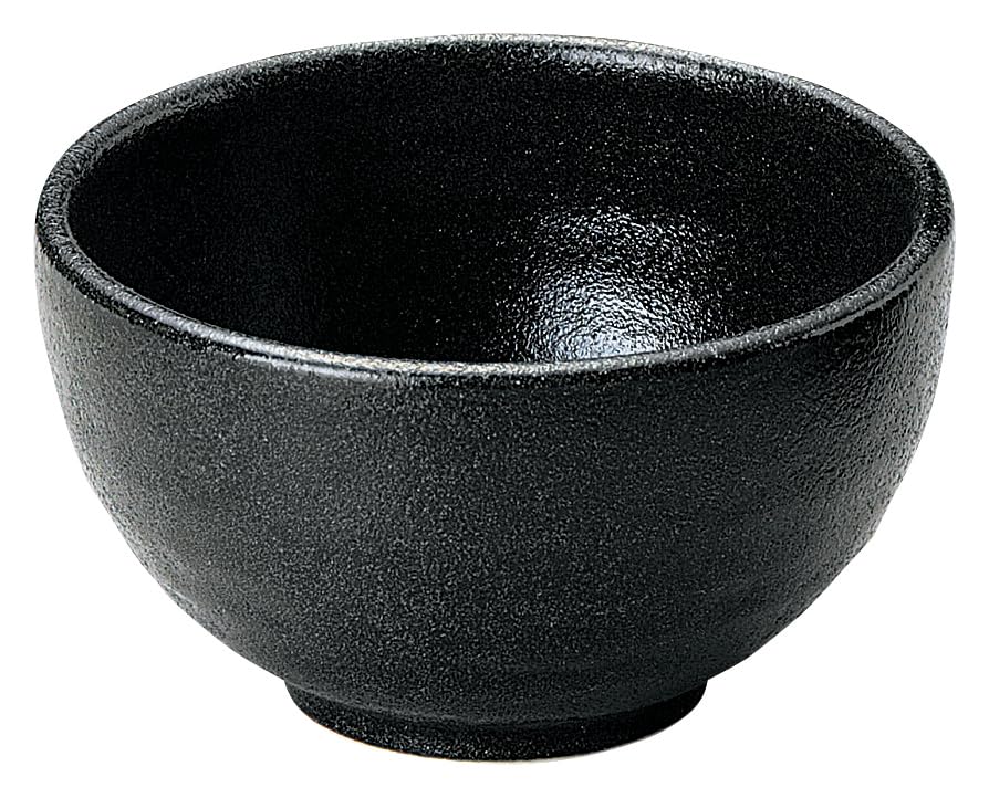 Hanaden Koyo 51535036 Koyo Pottery Yuzu Kuroyo Stone Grain 4.0 Bowl Japanese Tableware, Mino Ware, Dishwasher Safe, Made in Japan