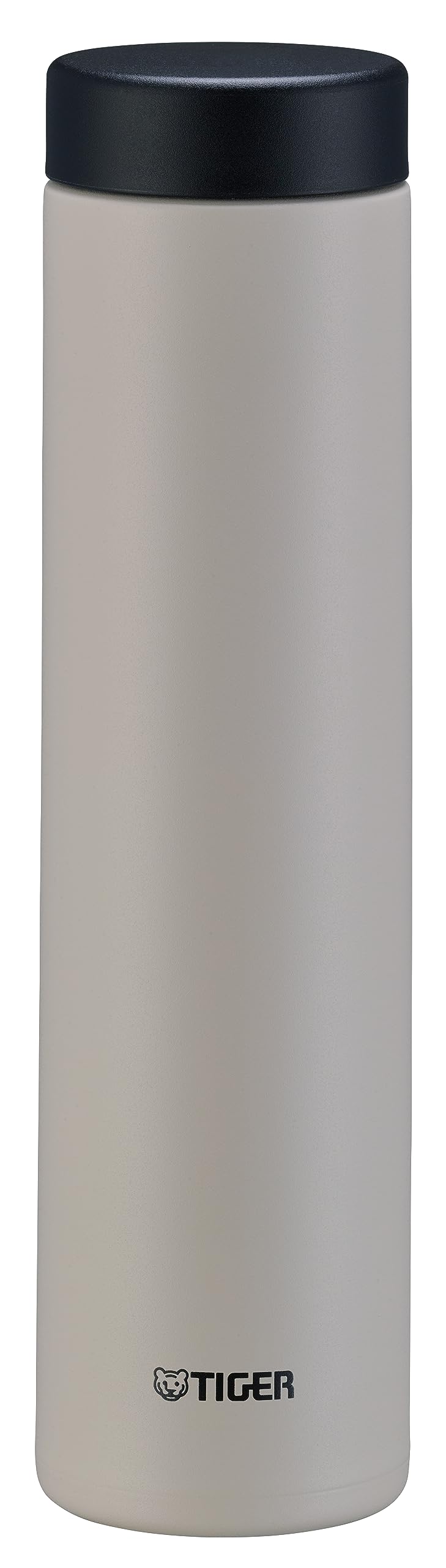 TIGER MMZ-W060WK Water Bottle, 20.3 fl oz (600 ml), White Water, Screw Stainless Steel Bottle, With Lid and Seal, Easy Wash, Easy Cap, Vacuum Insulated, Mug, Hot or Cold Insulated, Tumbler-Safe