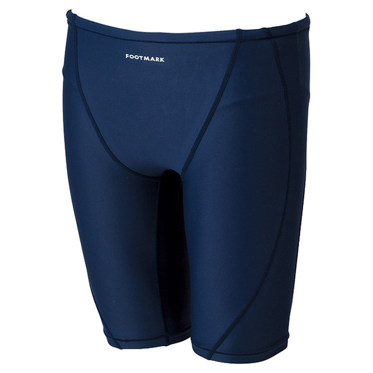 Footmark (Foot Mark) Men's Fitness School Swimsuit Smile Swim Series Trunks 101,569 Navy (08) M