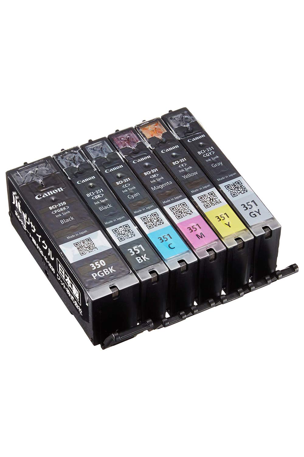 ジット キャノン(Canon) 対応 リサイクル インクカートリッジ BCI-351+350/6MP 6色セット対応 JIT-NC3503516P