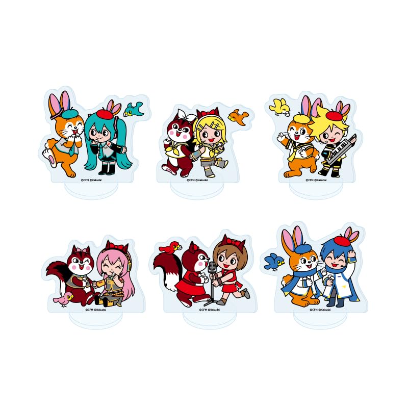 Hatsune Miku x Kuppie Ramune 01 (Deformated) Acrylic Petite Stand, Box of 6