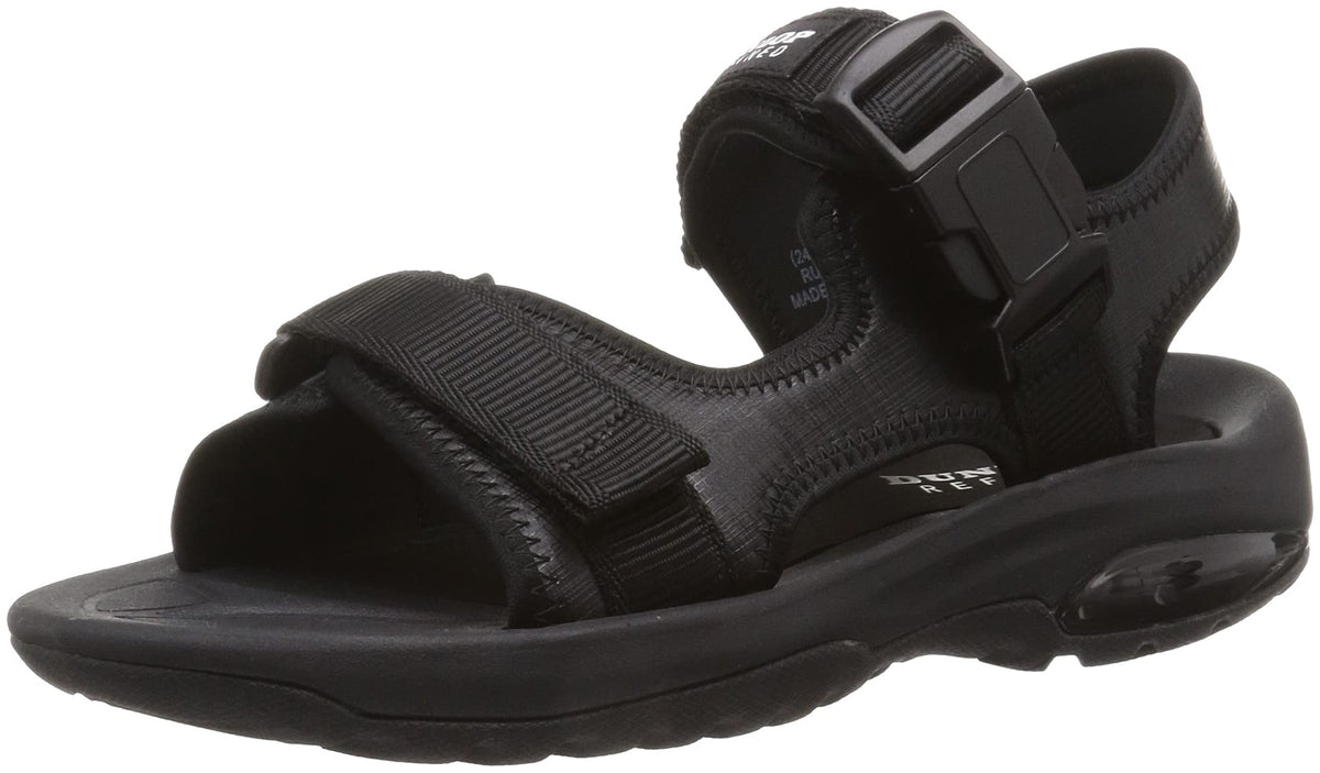Dunlop Refind DSM401 Cushion, Shock Absorption, Lightweight, Outdoor Sports Sandals, black (black 19-3911tcx), 27.0~27.5 cm