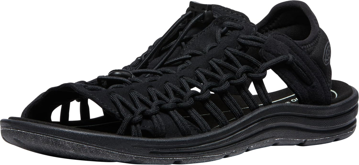 KEEN Men's UNEEK 2 Open Toe Breathable Versatile Comfortable Outdoor Sandals, Black/Black, 10.5 Medium US