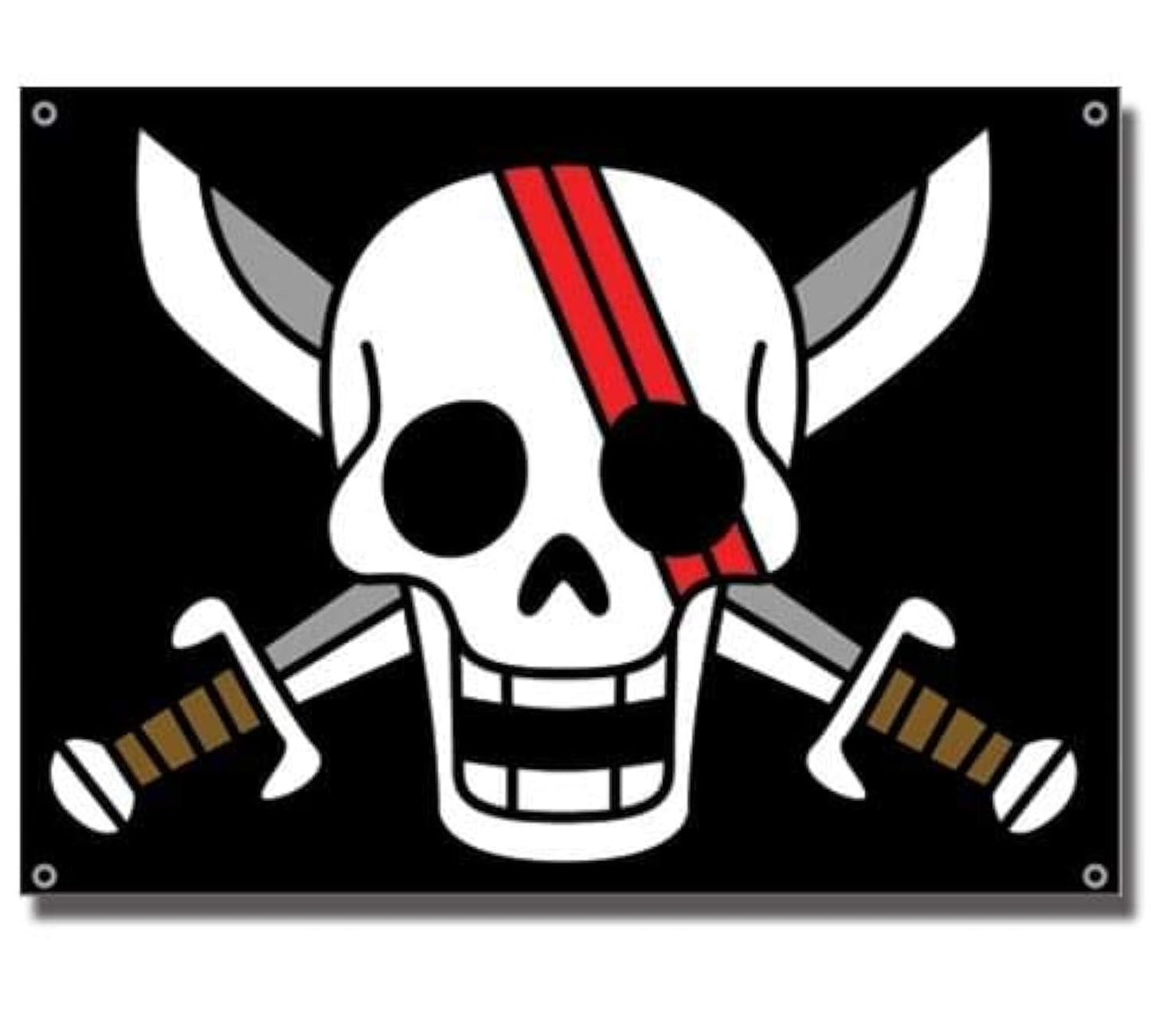 One Piece Red Haired Pirates Shank's Flag