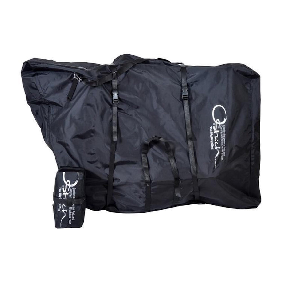 Ostrich MTB Wheeled Bag, Black, Compatible with 29er '25 Models