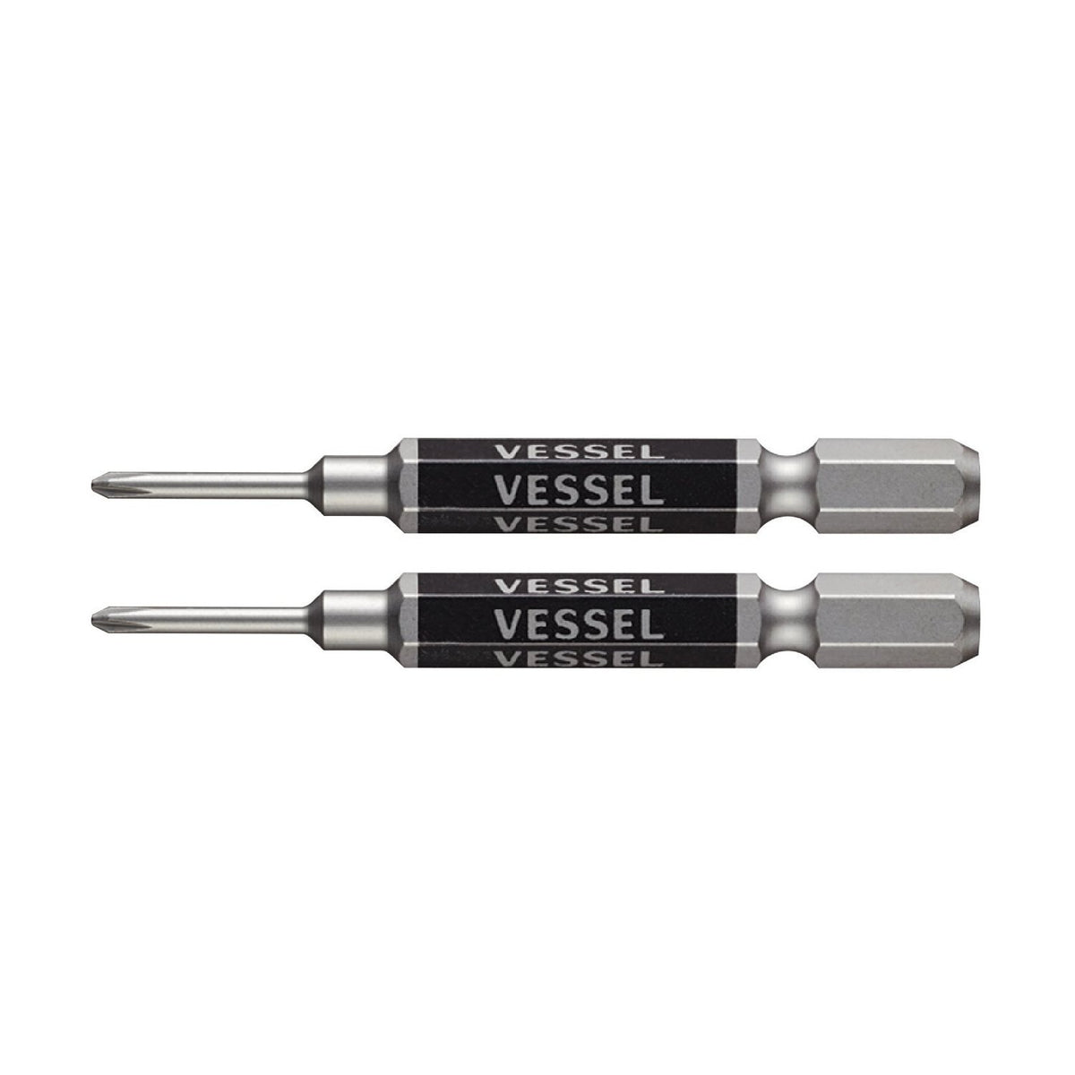 VESSEL GS160065 Single Headed Rigid Bit Precision Type +0 x 2.6 inches (65 mm), 2 Pieces