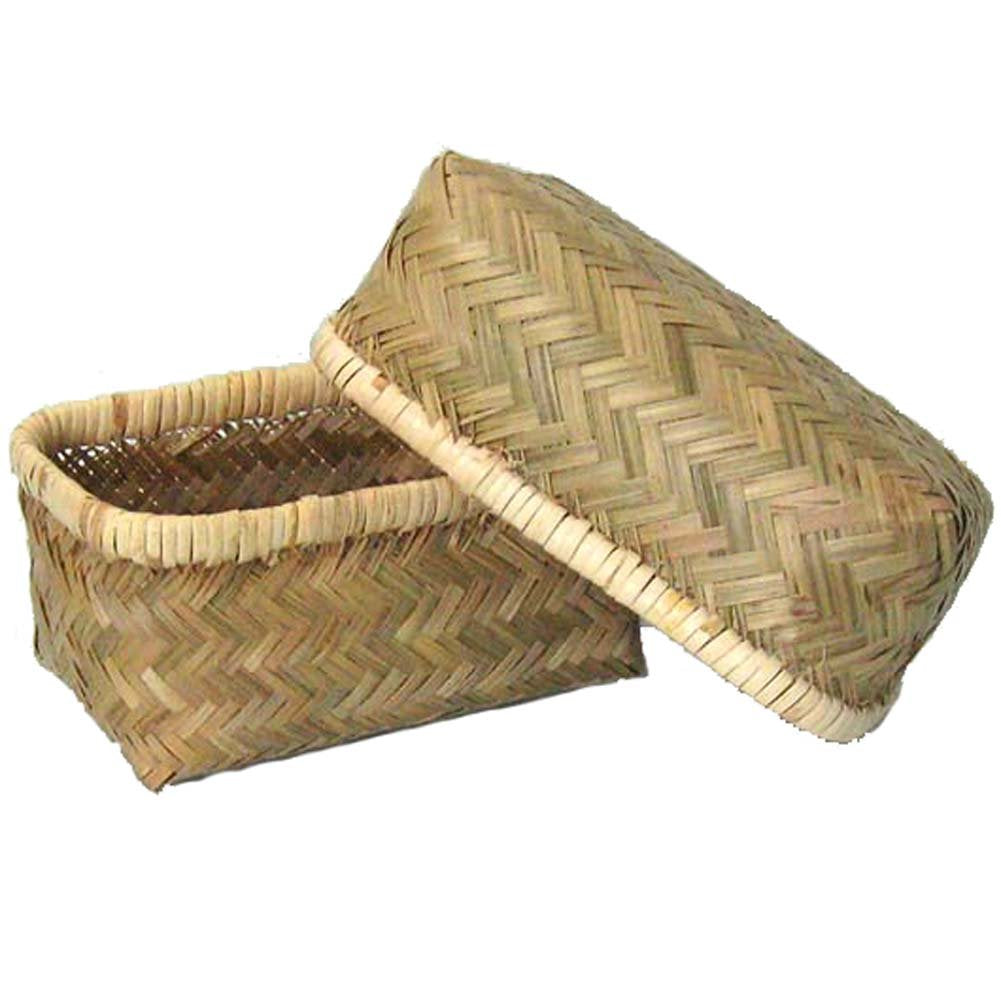 小柳産業(koyanagisangyo) Koyanagi Sangyo 27001 Bamboo Ajiro Bento Box, Small