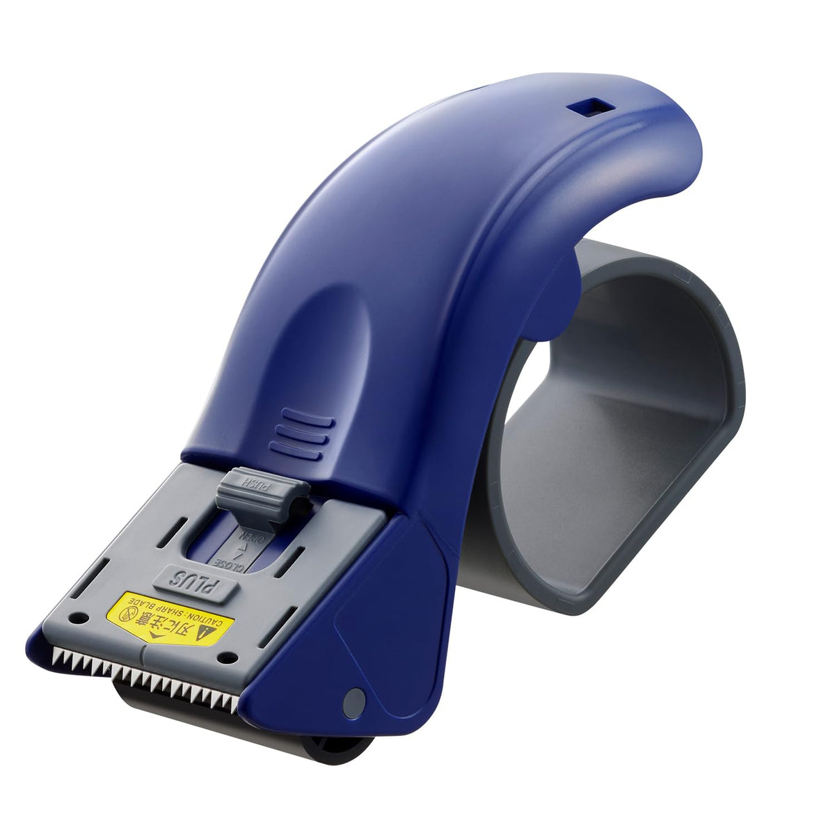 Plus TC-500P 31-497 Packaging Tape Cutter Grip Cut Main Unit Blue