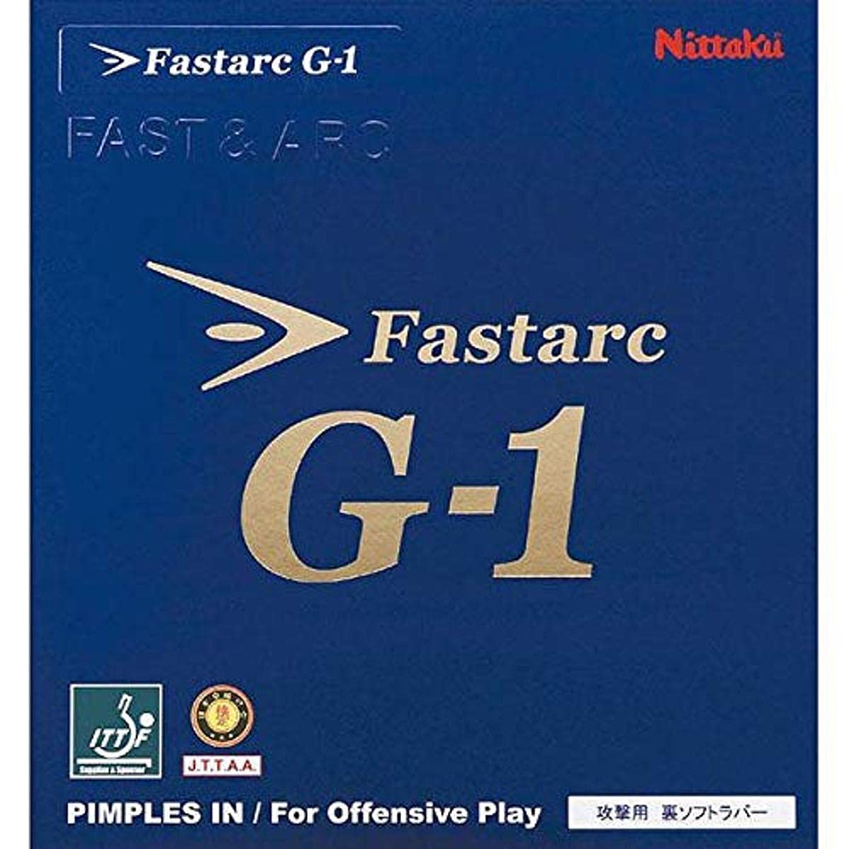 Nittaku NR8702 Table Tennis Rubber Fastark G-1 Soft Back Tension Red Extra Thick