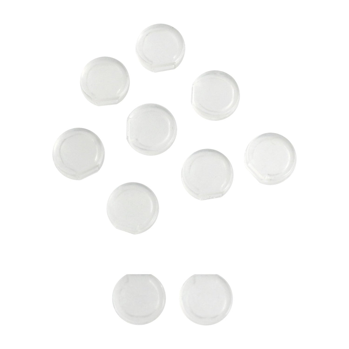 NBK A12-10-50 Silicone Cover for Earring Converters, Approx. W 0.3 x H 0.3 inches (8 x 7 mm), Pack of 50