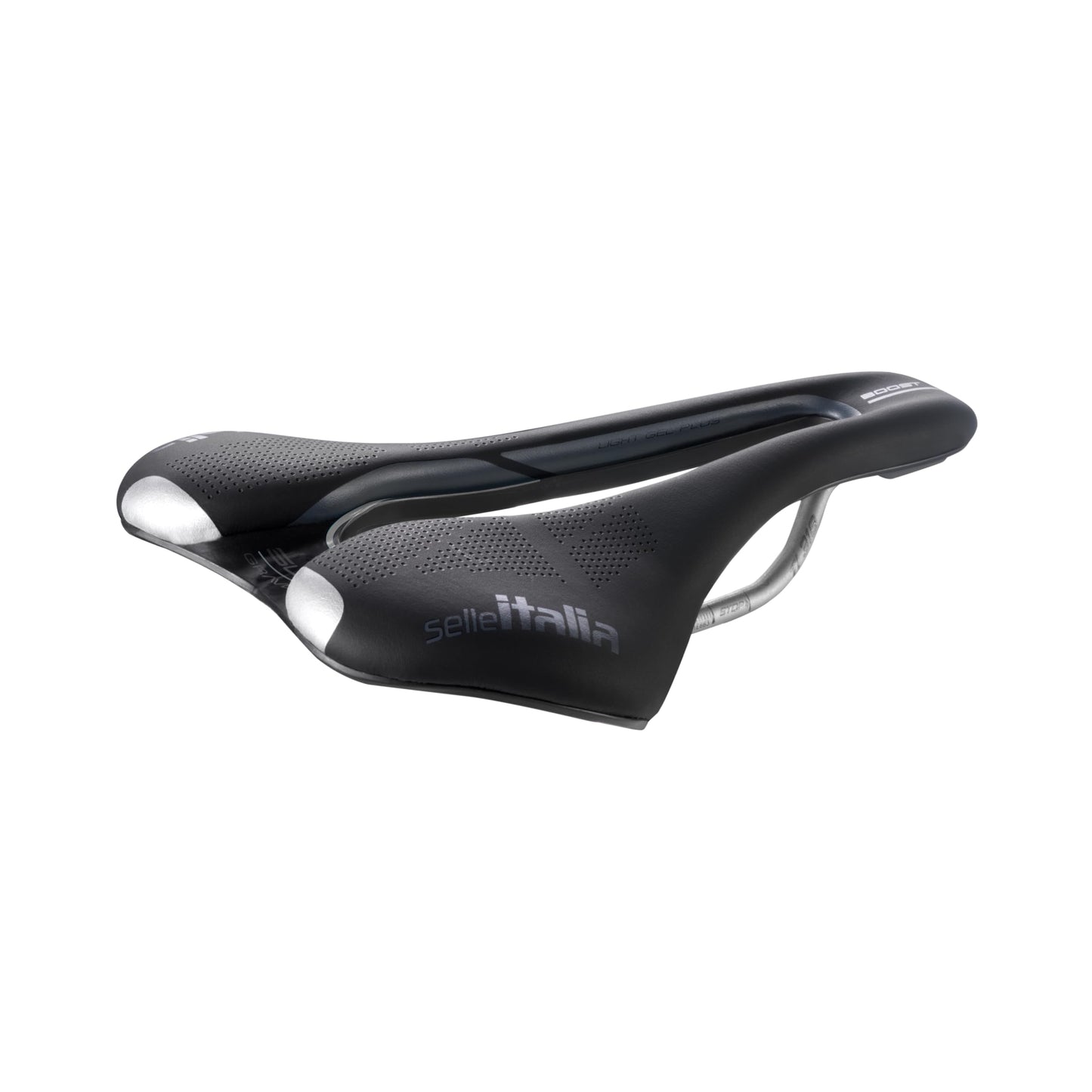 Selle Italia, SLR Boost Gravel Superflow L, Saddle, 248 x 145mm, 209g, Black/Hi-Viz (SI510760)