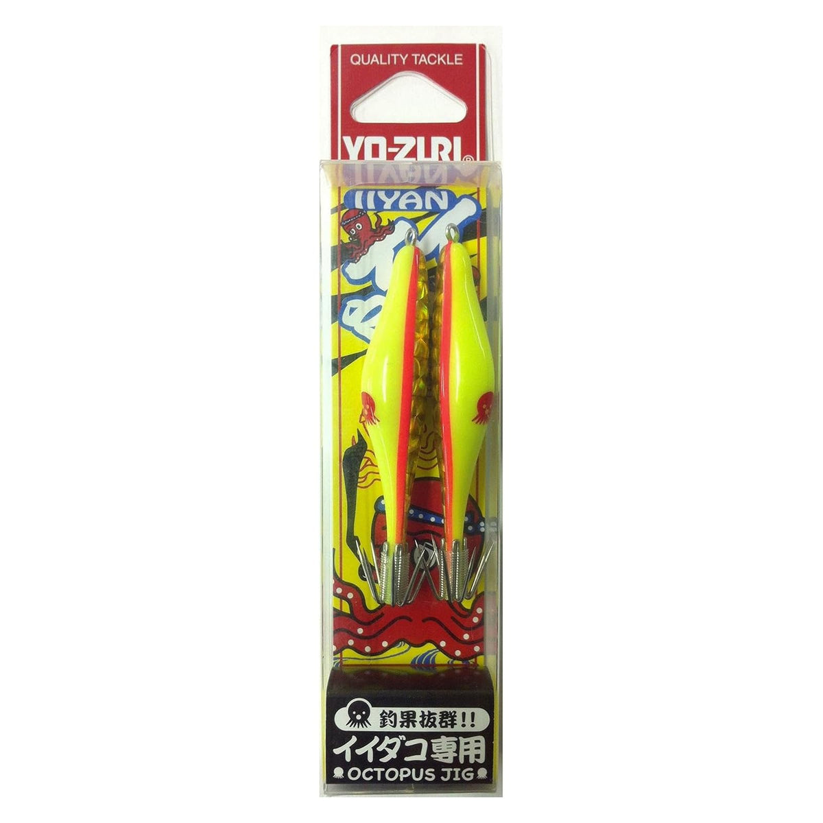 Duel Yo-Zuri Egi Lure (Toctopus: HP) Iiyan HG TY1, 2.4 inches (60 mm), DHGL: Lemon