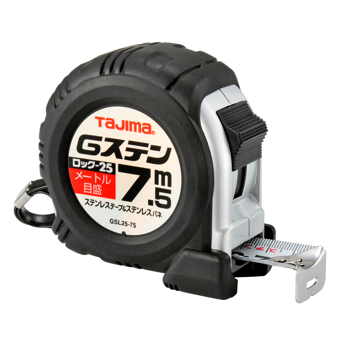 Tajima GSL2575BL Convex Stainless Steel Tape, 2.9 x 1.0 inches (7.5 x 25 mm), G Stainless Lock 25