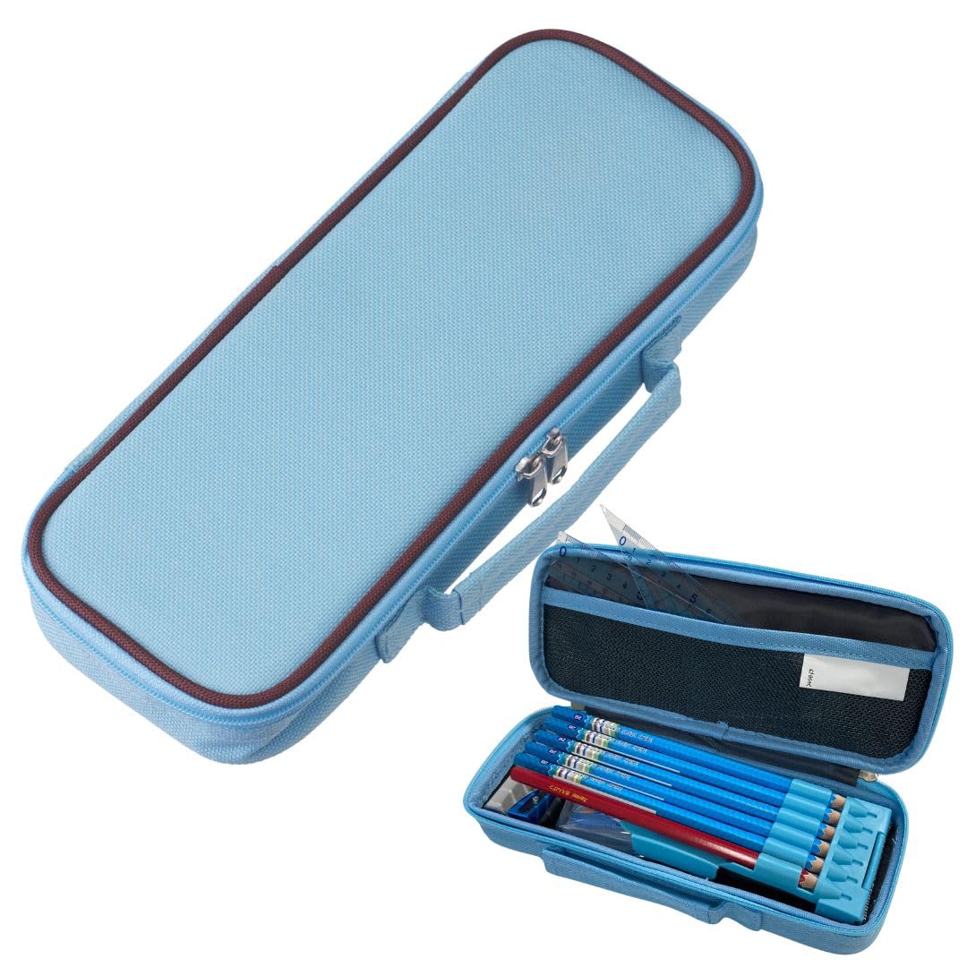 レイメイ藤井 Raymei Fujii FSB133 Pencil Case, Reimei Fujii Topliner Pen Case, Light Blue