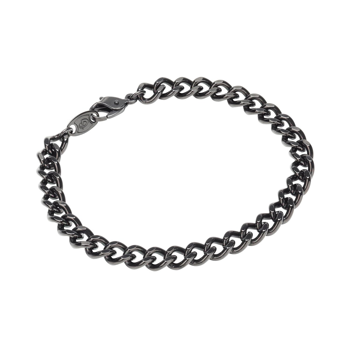 Phiten Titanium Carbonized Chain Bracelet (6.7, Inches)