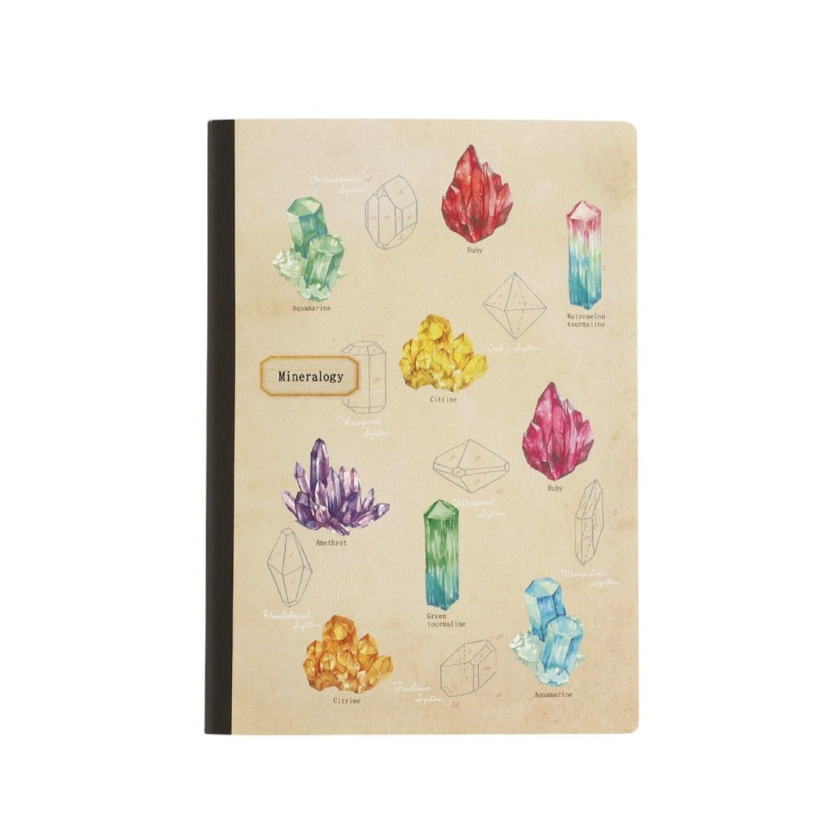 Green Flash STUDY HOLIC A5 Notebook, Minerology, ST-323