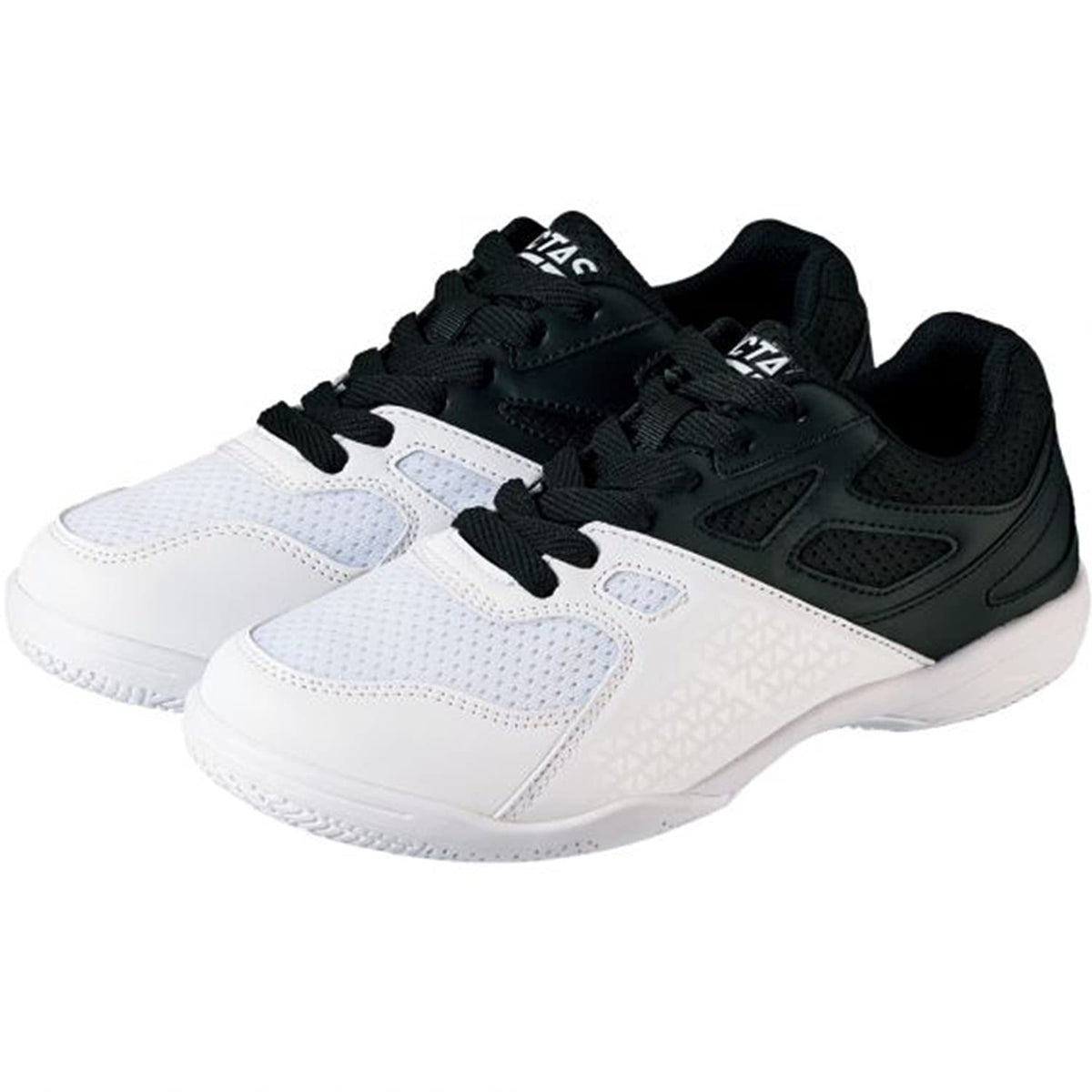 VICTAS VP 652101 Leap Table Tennis Game Shoes Unisex, black x white (1019), 24.0 cm