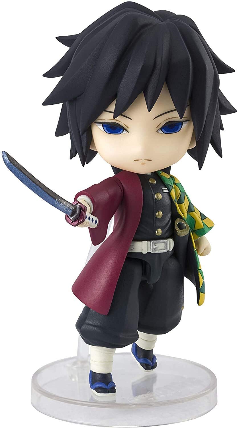 TAMASHII NATIONS - Demon Slayer: Kimetsu no Yaiba - Tomioka Giyu-Mizubashira, Bandai Spirits Figuarts mini Action Figure