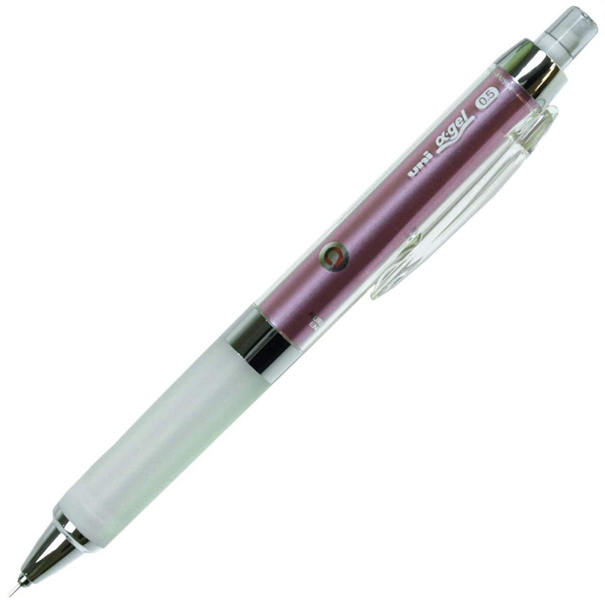 Uni Alpha-Gel Kuru Toga Mechanical Pencil, 0.5 mm, Noble Pink Body (M5858GG1PN.13)