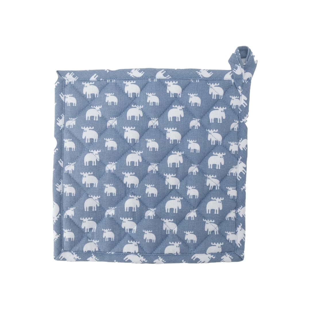 Moz Pot Holder, Blue, Nordic, Stylish, Cute, Pot Holder, Cloth, Kitchen