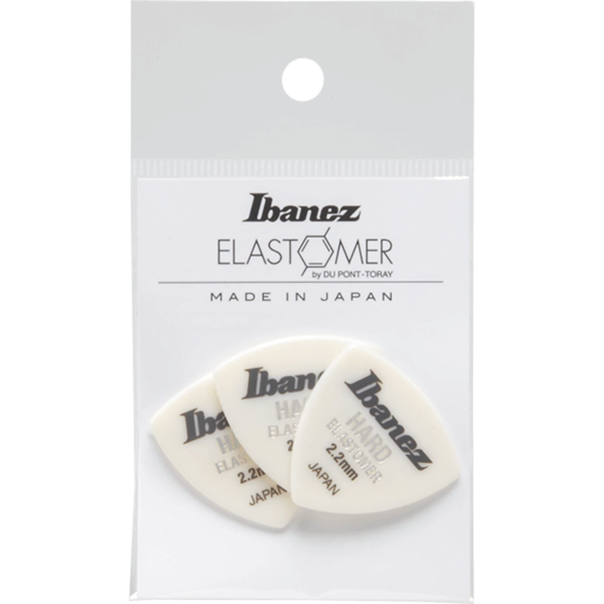 Ibanez Elastomer Series, BEL4HD22, Hard, 3 Pack 2.2mm, Triangle