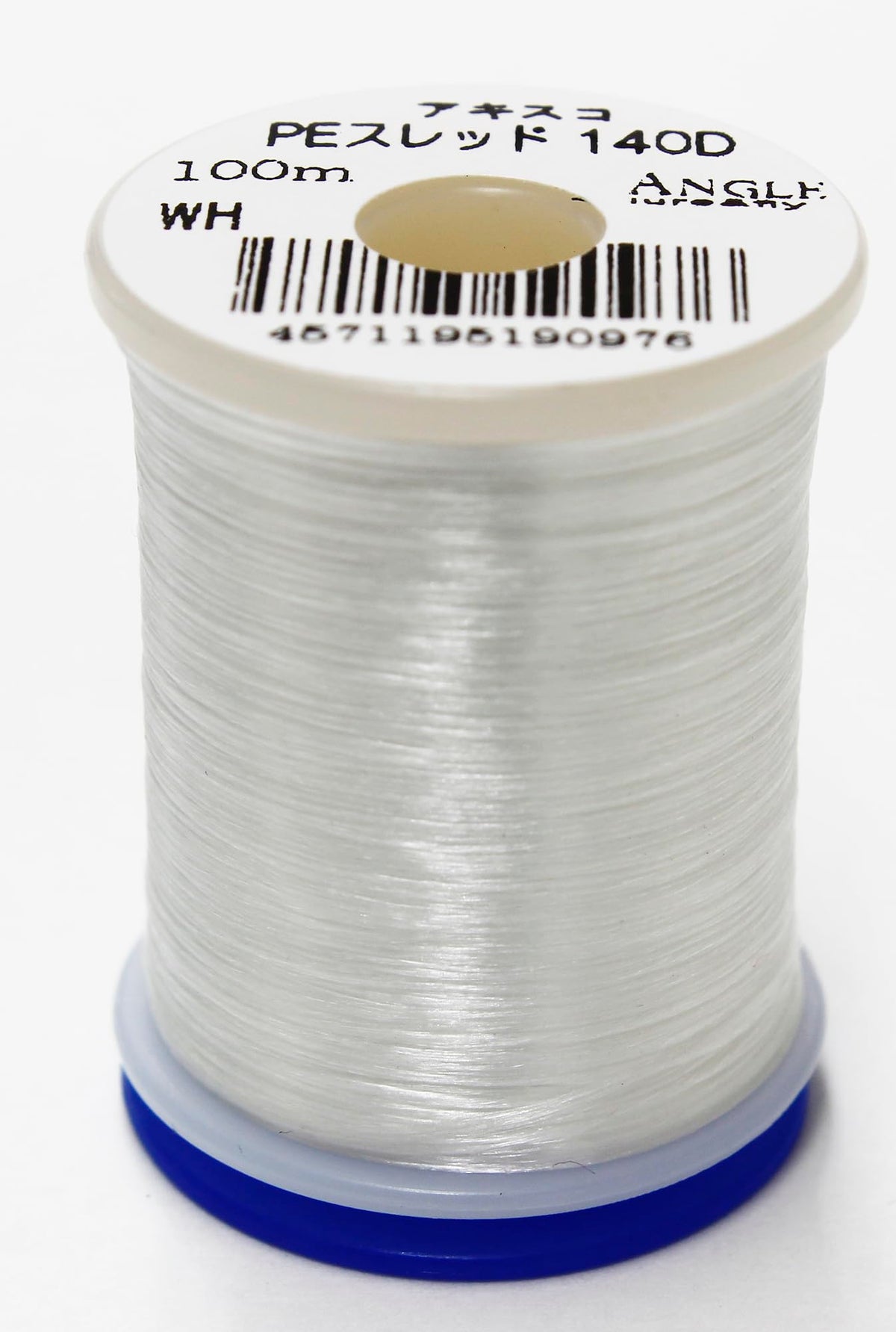 PE Thread 140D-100m/white/GSP(Gel Spun polyethylene), sekite, Root spooling, Assisted Hooks