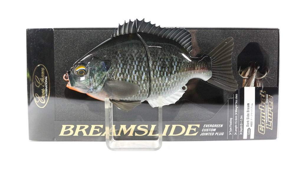 Evergreen #633 Big Bait Brim Slide, 5.9 inches (15 cm), 3oz Class, Dark Side Brim