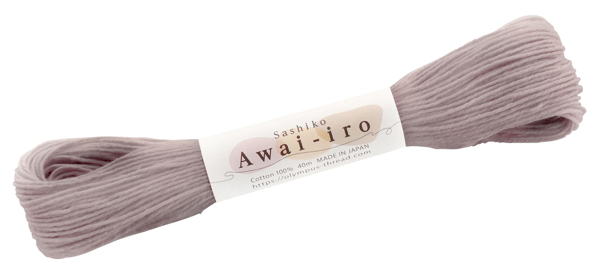 40m Awai-Iro Sashiko Thread - Oat Milk (#A16)