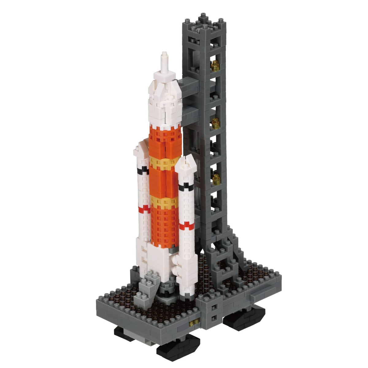 nanoblock - Space - Rocket and Launch Pad, Sight to See Series Building Kit
