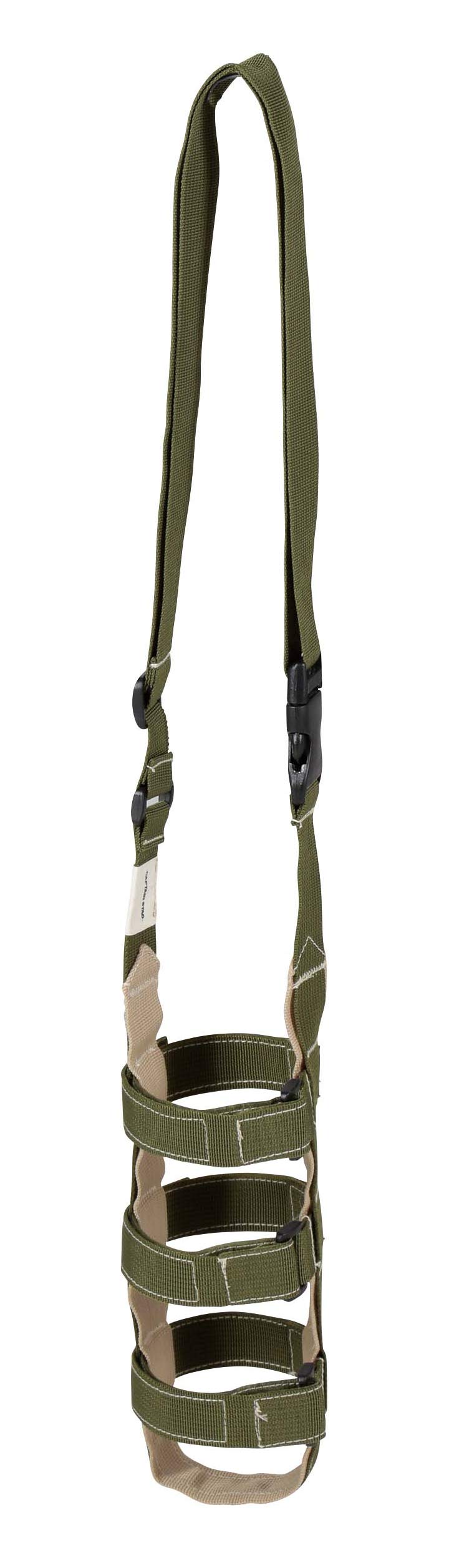 Pearl Metal Captain Stag, Water Bottle, Holder, Shoulder Belt, Adjustable Length, Compatible with 16.9 fl oz (500 ml) - Stainless Steel Bottle, Approx. 0.5 gal (1.5 L), Olive x Beige, Captain Stag