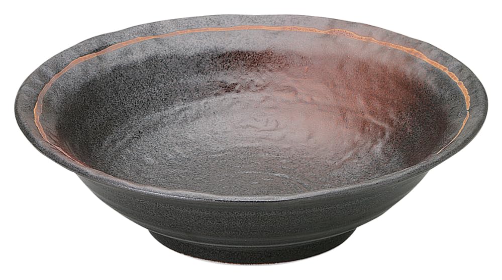 Hanaden Koyo 51564063 Koyo Pottery Akebono Stone Rim Shaku Pot, Japanese Tableware, Mino Ware, Dishwasher Safe, Made in Japan