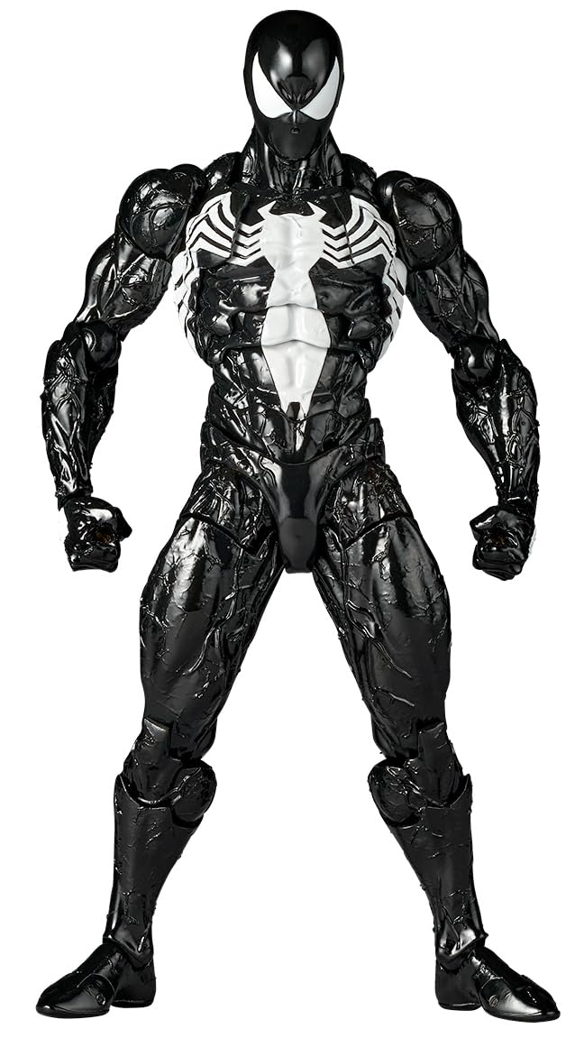 Kaiyodo Revoltech Amazing Yamaguchi Symbiote Spider-Man, Total Height Approximately 6.3 inches (160mm), Non-scale, PVC・ABS・POM Made, Painted Action Figure NR105
