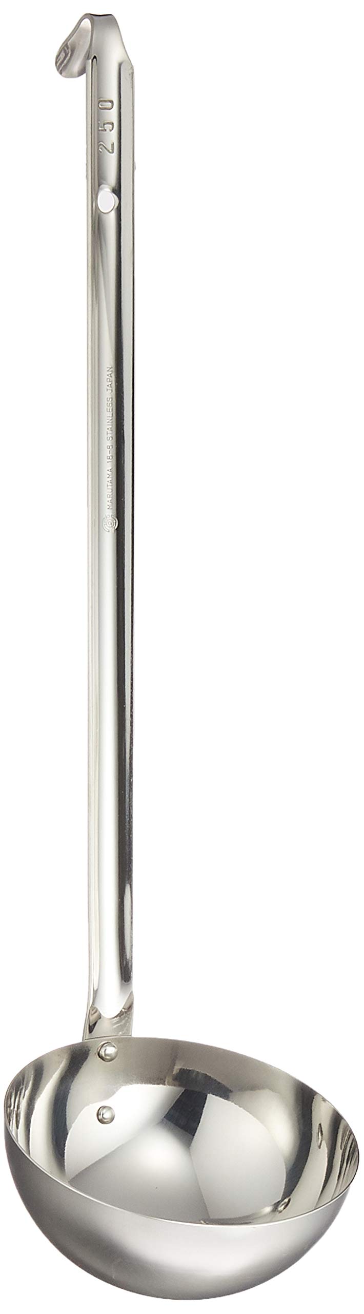Gyokokodou Manufacturing BLC37250 Gyokodo Soup Ladle, 250cc, 18-8 Stainless Steel, Japan